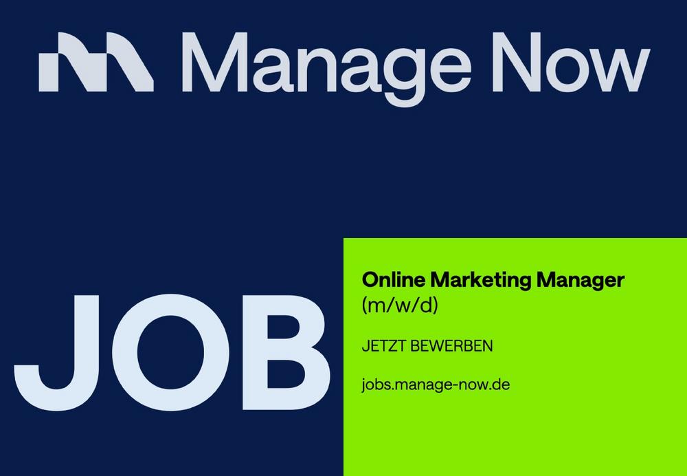 MANAGE NOW – Online Marketing Manager (m/w/d) (Vollzeit | München)